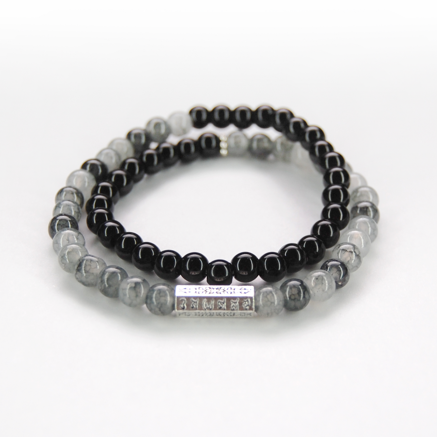 Obsidian-Jade-Armband