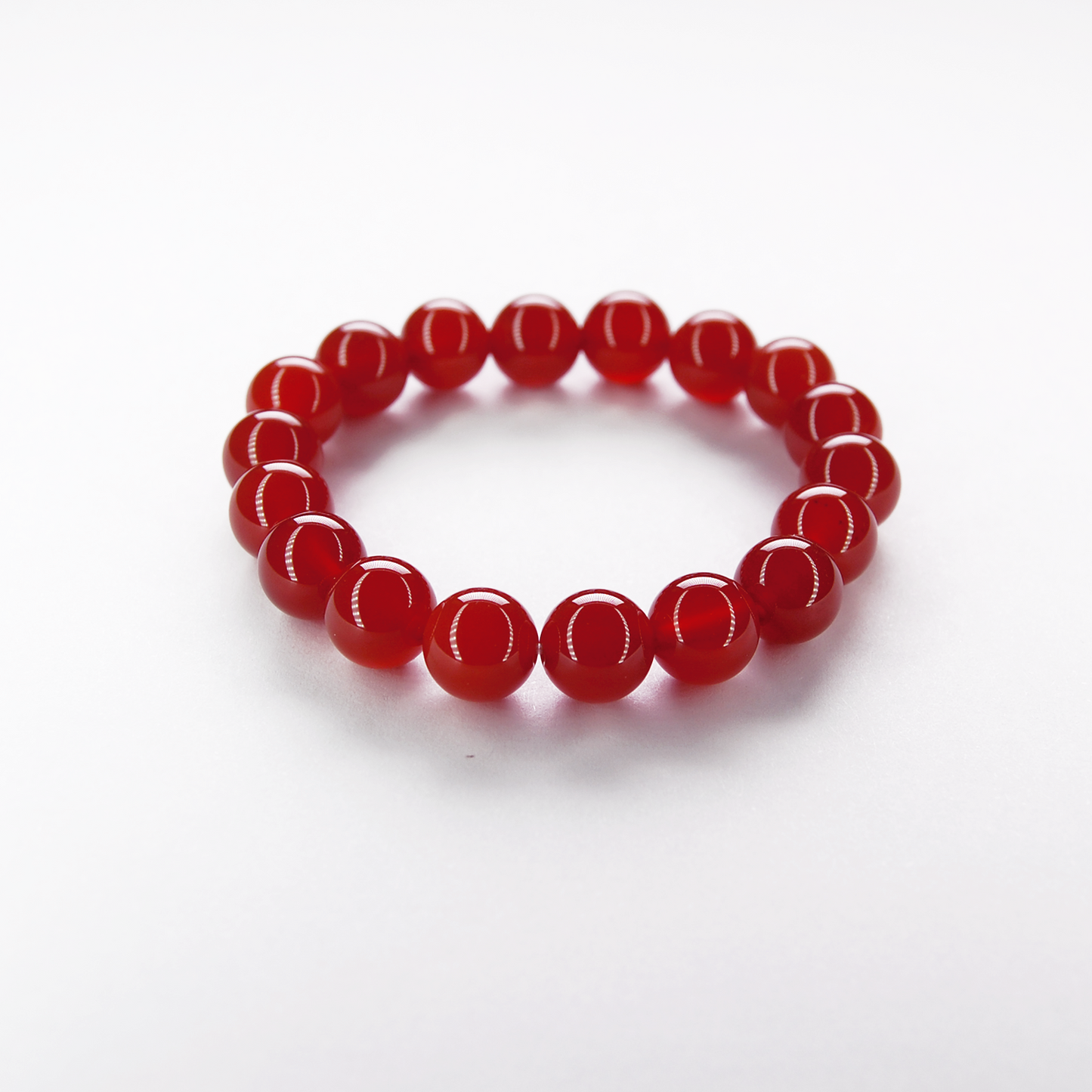 AMITA Unisex Love & Wealth Red Agate Bracelet