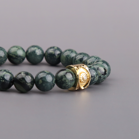 AMITA Kambaba Jasper Bracelet – Mindful Stability & Negative Energy Release