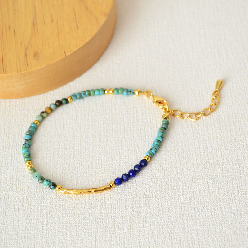 AMITA Bohemian Multigemm Perlenarmband für Damen