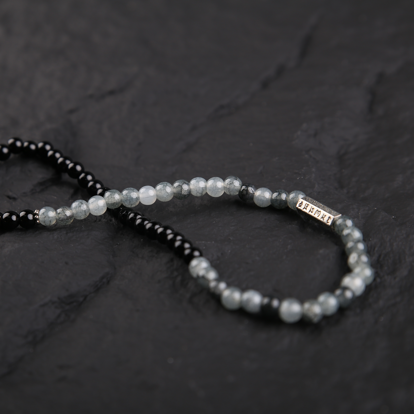 AMITA Obsidian & Jade Bracelet – Wealth Attraction & Stress Purification