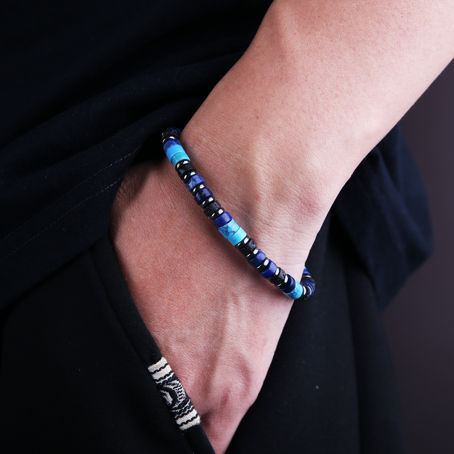 AMITA Triple Protection Stone Bracelet – Stability, Serenity & Vitality