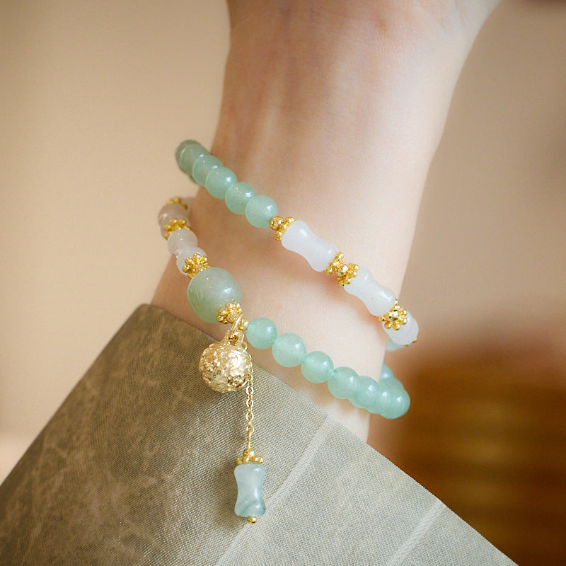 AMITA Wisdom Bambus-Jade-Schmuck für Damen