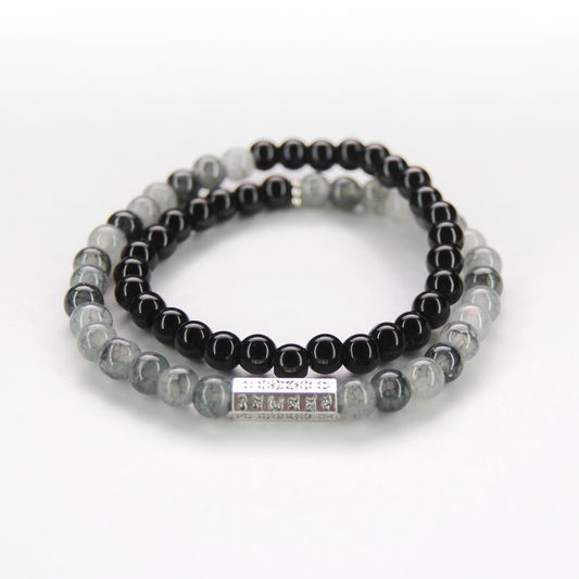 Obsidian-Jade-Armband