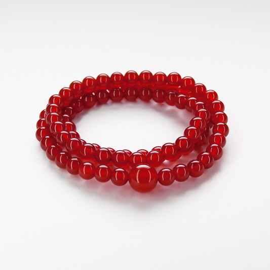 AMITA Love &amp; Fortune Roter Achatschmuck für Damen