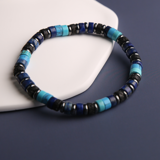 AMITA Triple Protection Stone Bracelet – Stability, Serenity & Vitality