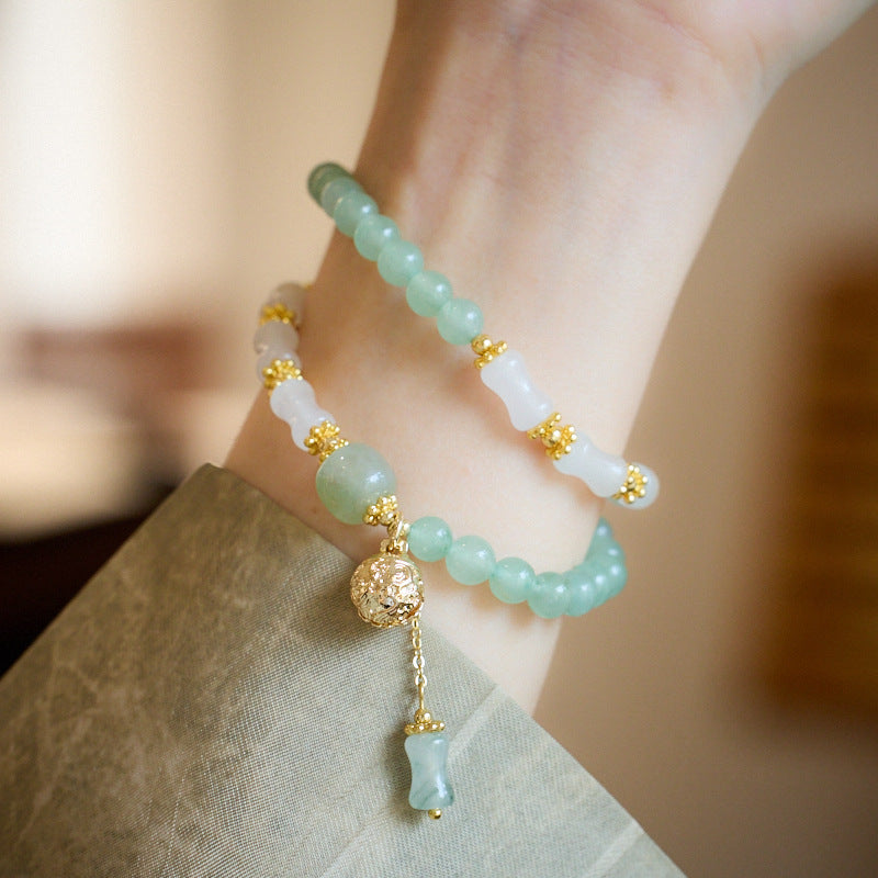 AMITA Wisdom Bambus-Jade-Schmuck für Damen